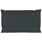 vidaXL Coussins de canapé palette 4 Pièces Anthracite Tissu