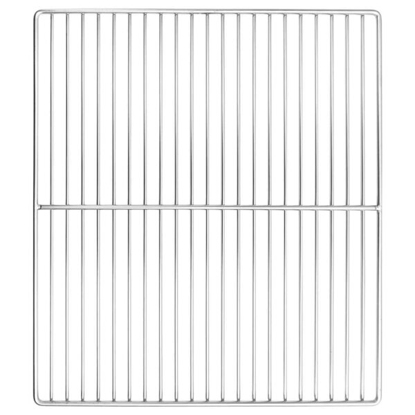 vidaXL Grille de barbecue Argent 45 x 40 cm Acier inoxydable