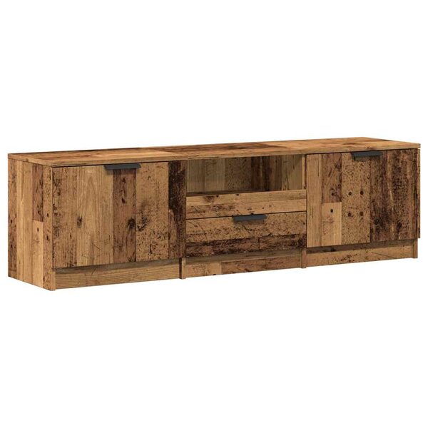 vidaXL Meuble TV vieux bois 140x35x40 cm bois d'ingénierie