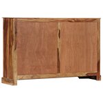 vidaXL Armoire à chaussures 140 x 35 x 90 cm Bois massif de Sesham