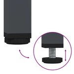 vidaXL Meuble TV anthracite 101 5x39x43 5 cm acier laminé à froid