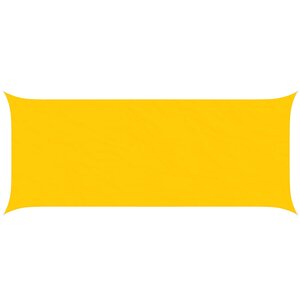 vidaXL Voile d'ombre Jaune 6 x 2 5 m 100 polyester Oxford