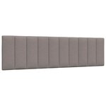 vidaXL Cadre de lit sans matelas taupe 180x200 cm tissu