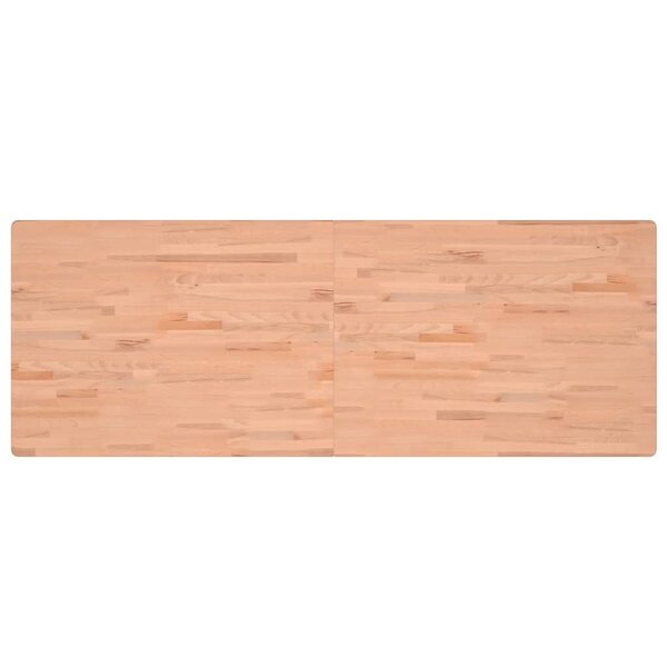 vidaXL Dessus de bureau 150x55x2 5 cm bois massif de hêtre