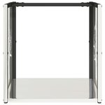 vidaXL Portant de bois de chauffage 40x40x40 cm acier inoxydable