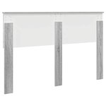 vidaXL Tête de lit Gris Sonoma 150 cm Bois d'ingénierie