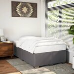 vidaXL Cadre de lit sans matelas gris 120x200 cm similicuir