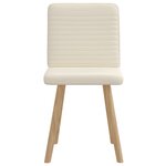 vidaXL Chaises à manger lot de 2 Lin