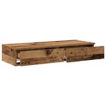 vidaXL Tiroirs de lit avec tiroir Bois ancien 100 x 36.5 x 16.5 cm