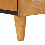 vidaXL Buffet Marron clair 60 x 33 x 75 cm bois de manguier massif