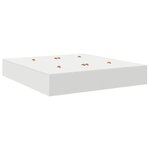 vidaXL Cadre de lit avec rangement avec stockage Blanc 180 x 200 cm