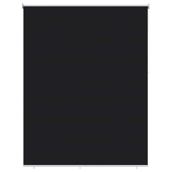 vidaXL Store enrouleur Protection UV Noir 180 x 140 cm Polyester