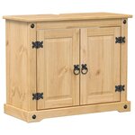 vidaXL Ensemble de meubles salle de bain 2 Pièces Corona bois pin massif