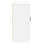 vidaXL Buffet Blanc brillant 89 x 34 5 x 77 cm Bois d'ingénierie