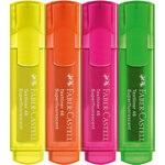 Surligneur TEXTLINER 1546  étui en carton de 4 FABER-CASTELL