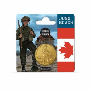 80 ans du D-DAY Monnaie de 1/4€ - Juno Beach