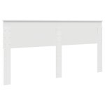 vidaXL Tête de lit Blanc Brillant 200 cm Bois d'ingénierie