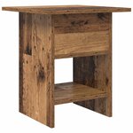 vidaXL Table de chevet Bois ancien 41 x 40 x 45 cm Bois d'ingénierie