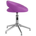 vidaXL Chaises à manger pivotantes lot de 2 violet similicuir