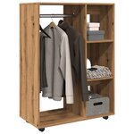 vidaXL Garde-robe chêne artisanal 80x40x110 cm bois d'ingénierie