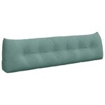 vidaXL Coussin de Dos Vert Mer 180 x 24 x 50 cm Velours