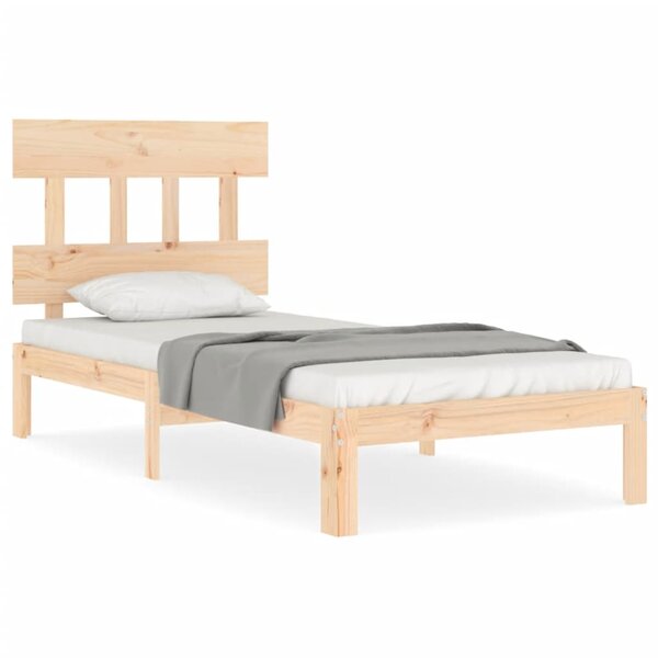 vidaXL Cadre de lit sans matelas 90x200 cm bois de pin massif