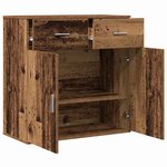 vidaXL Buffet Bois ancien 79 x 38 x 80 cm Bois d'ingénierie