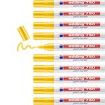 Marqueur Peinture 750 Jaune Pointe Ronde 2-4 mm x 10 EDDING