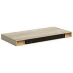 vidaXL Étagère murale flottante chêne 50x23x3 8 cm MDF