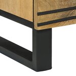 vidaXL Vaisselier 60x33 5x75 cm en bois de manguier massif
