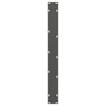 vidaXL Pieds de table à manger en forme de V 3 pièces anthracite 100 x (72-73 3) cm acier