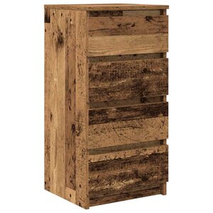 vidaXL Buffet vieux bois 37 5x35x76 cm bois d'ingénierie