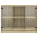 vidaXL Buffet chêne sonoma 102x37x75 5 cm bois d'ingénierie