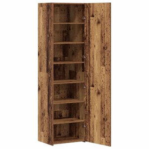 vidaXL Haut Armoire Bois ancien 50 x 42 5 x 185 cm Bois d'ingénierie