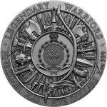 Pièce de monnaie en Argent 5 Dollars g 62.2 (2 oz) Millésime 2023 Legendary Warriors JULIUS CAESAR