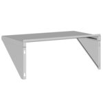 vidaXL Étagère murale 75x45x31 cm argenté acier inoxydable