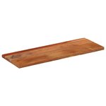vidaXL Dessus de table 90x20x2 5 cm rectangulaire bois massif d'acacia