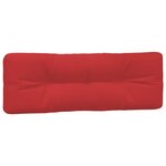 vidaXL Coussins de palette lot de 5 rouge tissu