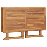 Vidaxl mobilier à dîner d'extérieur pliable 5 pièces bois solide de teck