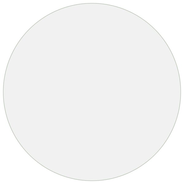 vidaXL Protecteur de table mat Ø 80 cm 1 6 mm PVC