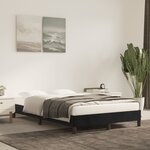 vidaXL Cadre de lit Noir 120x200 cm Velours
