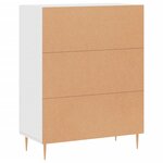 vidaXL Buffet blanc 69 5x34x90 cm bois d'ingénierie