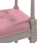 Banc banquette 110 x 40 x 70 cm velours rose 02_0010600