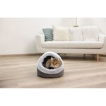 Igloo pour chats 41 x 50 x 34 cm - Gris
