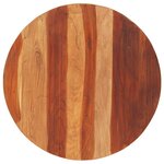 vidaXL Dessus de table bois massif d'acacia rond 25-27 mm 70 cm