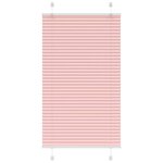 vidaXL Store plissé rose 70x150 cm largeur du tissu 69 4 cm polyester