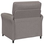 vidaXL Canapé 100  polyester  cadre en métal  MDF  Contreplaqué