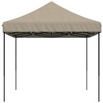 vidaXL Tente de fête Taupe 279 x 410 x 315 cm Tissu Oxford