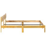 vidaXL Cadre de lit Bois de manguier massif 200 cm