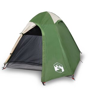 vidaXL Tente de camping à dôme 2 personne vert imperméable